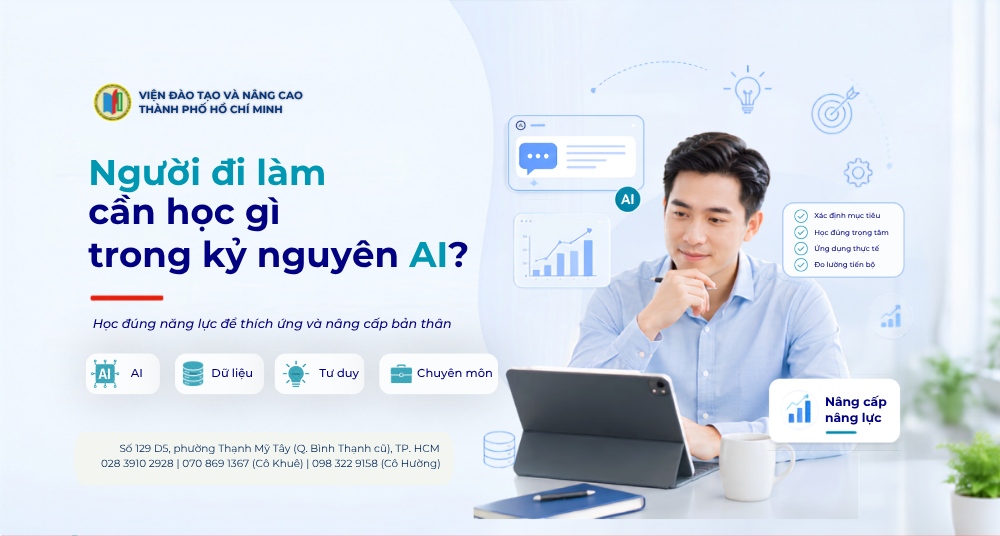 AI thay đổi công việc của người đi làm qua viết nội dung phân tích dữ liệu vận hành công việc và hỗ trợ ra quyết định